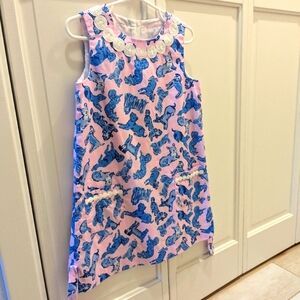 Lilly Pulitzer Ruff Night Dogs Shift Dress 5